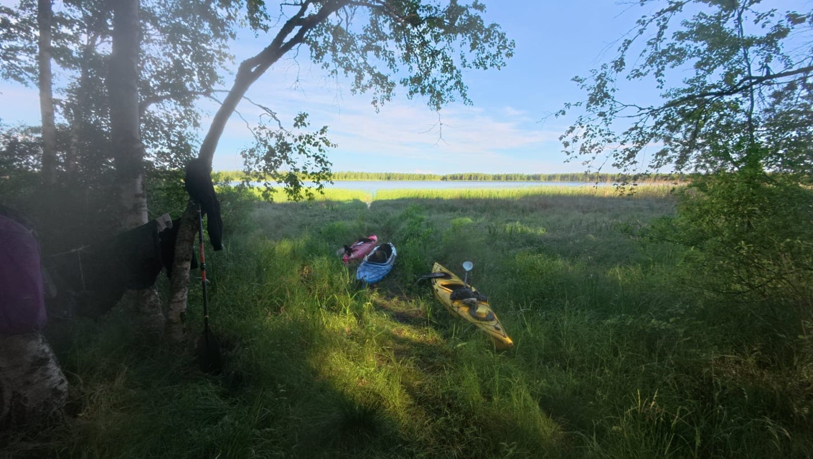 Morning light at Leego campsite