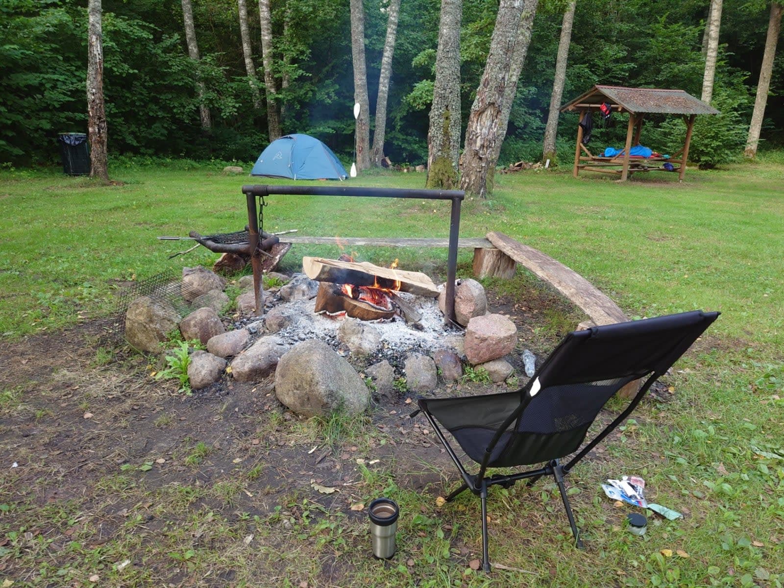 Our last campsite of the trip